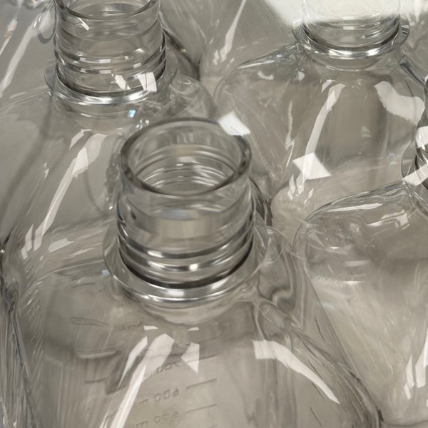 Purillex PETG Square Media Bottle, Non-Sterile, without Closures